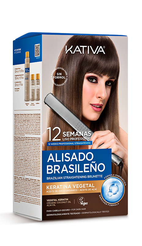 Brazilian Straightening Brunette